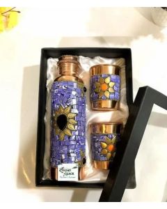 Copper Stone Bottle Set