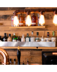 Bar Bottle Display Counter