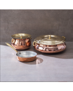 Copper Cookware Combo Set