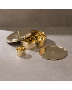 Brass Masala Daani / Spice Box