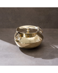Brass Degchi - Naturally Non Stick, Non Toxic, Teflon Free