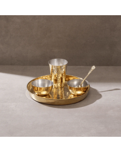 Brass Plate Set - 5 pieces set