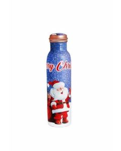 Merry Christmas Copper Bottles