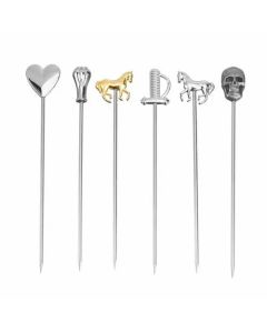 Stainless Steel Martini Picks – Elegant Cocktail Garnish Skewers for Drinks & Parties